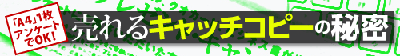 売れるキャッチコピーの秘密